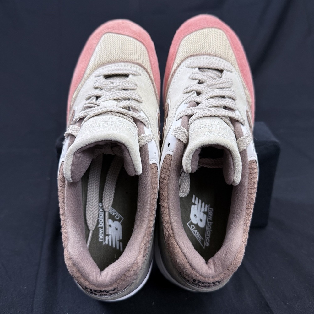 Size 7 New Balance 997 M997CSU Sunset "Desert Heat" Tan Pink Mens Sneakers - Picture 4 of 12